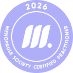 Logotipo 2026 de proveedora certificada por The Menopause Society